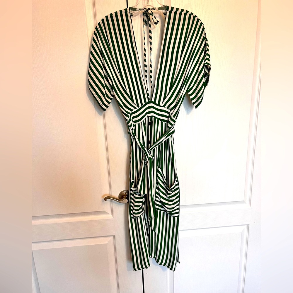 Faithful the Brand striped midi dress